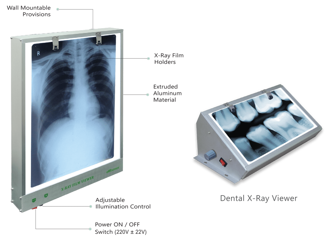 x-ray film viewer single panel